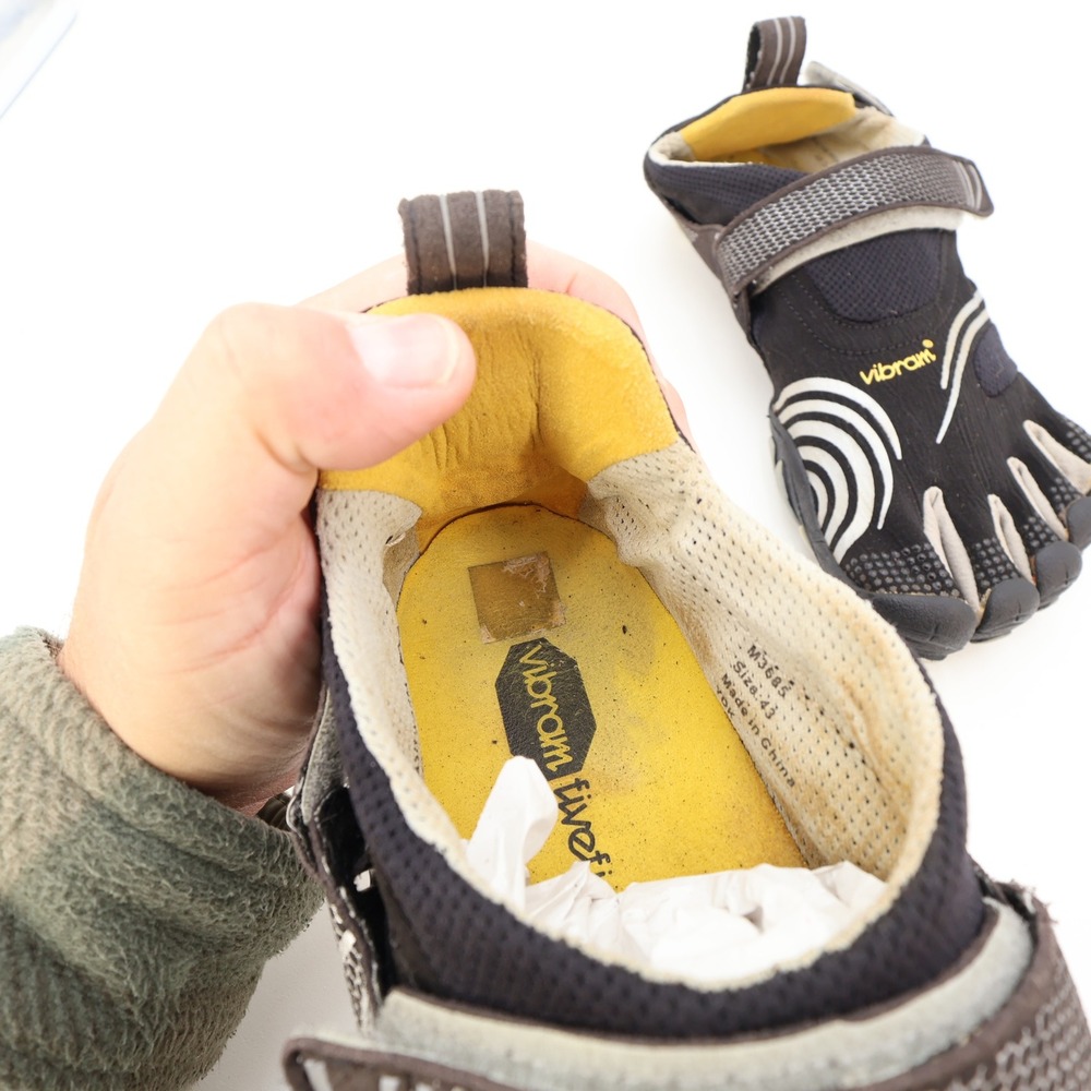 Vibram FiveFingers KMD Sport LS Mens Black Silver Training Shoes M3685 Size 43 - Picture 12 of 15